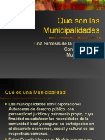 Que Son Las Municipalidades