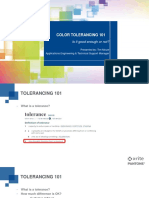 Color Tolerancing 101: Choosing the Right Method