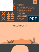 Bioteknologi Pertanian - Ketahanan Pangan di masa Covid19