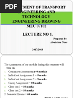 Department of Transport Engineering and Technology Engineering Drawing MEU 07102