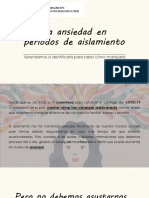 La ansiedad en periodos de aislamiento - Aprendiendo a identificarla y controlarla