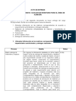 Acta de Entrega Cargo Administrador Subd