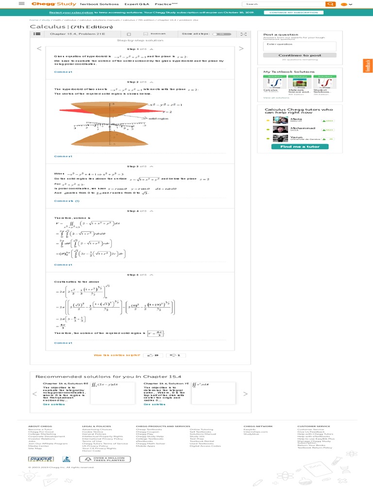 Calculus: (7th Edition) | PDF | Textbook | Science