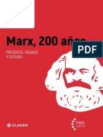 Marx, 200 Años. Presente, Pasado y Futuro.