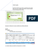 Inconsistencia en Entregas POS ONE