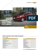 Chevrolet Onix Turbo: ficha técnica del hatchback con detalles y especificaciones