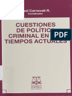Carnevali - Cuestiones de Política Criminal en Los Tiempos Actuales PDF