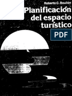 Planificación del espacio turístico (Roberto C. Boullón)