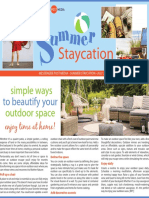 Staycation: Simple Ways Outdoor Space
