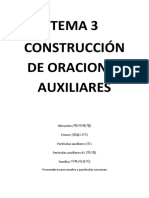 Tema 3 Construcción de Oraciones Auxiliares PDF