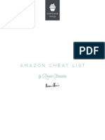By Renae Christine: Amazon Cheat List