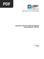 Global Error Recovery (FFR) Users Manual Fanuc Spottool+ 7.50 P/XX