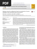 Optimum Network Reconfiguration Based On PDF