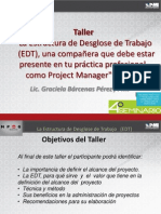 Taller La Estructura de Desglose de Trabajo