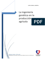 La Ingenieria Genetica en La Producción Agricola