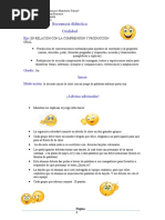 Secuencia Didáctica - Oralidad