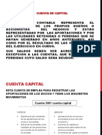 Capital y cuentas patrimoniales clave