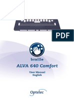 ALVA+640+Comfort+User+manual