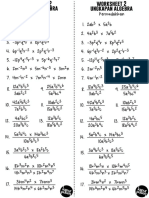(Worksheet) Ungkapan Algebra 2 PDF