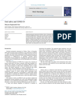 Oral Saliva and COVID-19 PDF