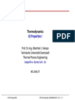 Thermodynamics: 02 Properties I