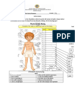 Partes Del Cuerpo Ingles