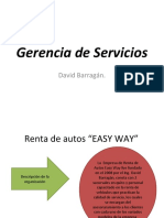 Trabajo de Gerencia de Servicios David Barragán.