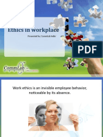 Ethics in Workplace: Presented By: Commlab India' Axc