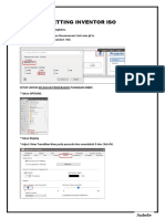 Setting Inventor Iso