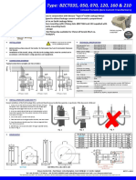 Type: BZCT035, 050, 070, 120, 160 & 210: Circular Toroids (Zero Current Transformers)