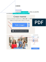 Creación de Memes