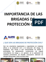 Importancia de Brigadas de Proteccion Civil ESCUELAS