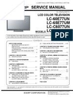 LCD Sharp LC-60E77 - LC-65E77 PDF