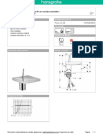 Hansgrohe Product Specification 2018-08-09