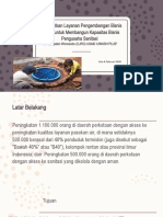 Melibatkan Layanan Pengembangan Bisnis (BDS)