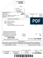 Duplicado S./ 126.10: Código