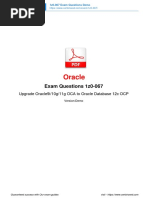 Oracle: Exam Questions 1z0-067