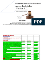 Remates Judiciales en el Estado de México