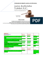 Remates Judiciales en la Provincia de México