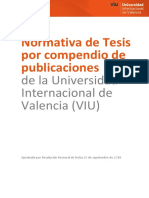 Normativa de Tesis Por Compedio de Publicaciones PDF