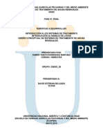 FASE IV - FINAL. SISTEMA DE TRATAMIENTO DE AGUAS RESIDUALES.