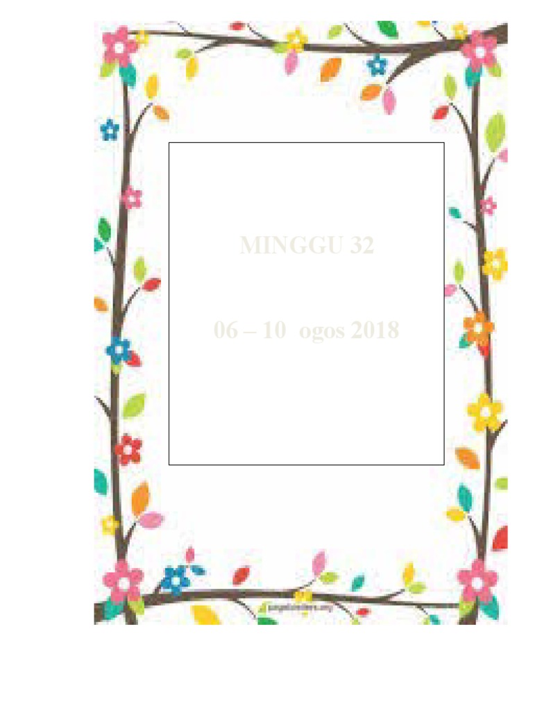 Border Minggu E-Rph | PDF