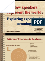 Experiential Meaning Maeng