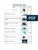 Precios Distribuidor Herramienta Junio