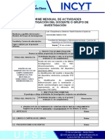 Informe Mensual Investigación-Octubre