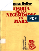 Heller, Ágnes - Teoría de Las Necesidades en Marx PDF