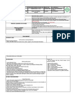 Topic/Lesson Name Content Standards Performance Standards Learning Competencies Specific Learning Outcomes