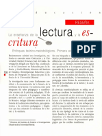 Dialnet LaEnsenanzaDeLaLecturaYLaEscrituraEnfoqueTeoricome 5705114 PDF