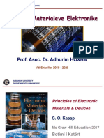 Leksion 13 & 14 - Materialet Elektronike