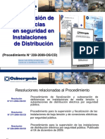 3supervisión de Deficiencias en Seguridad en Instalaciones de Distribución